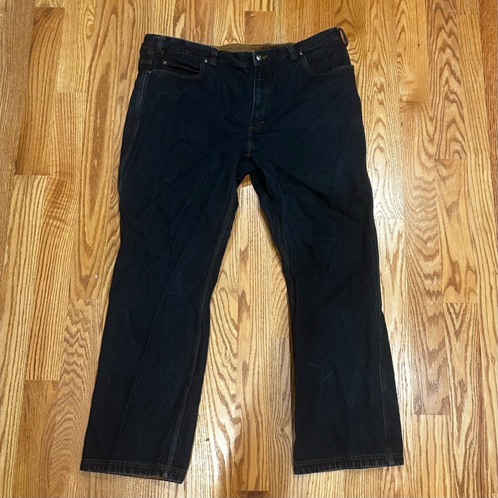 Duluth Trading Mens Ballroom Jeans Size 44x32 Denim Relaxed Fit 5 Pocket 86069B